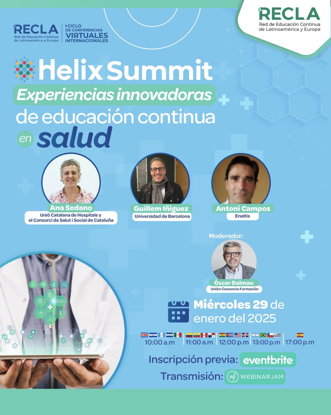 HELIX Summit: experiencias innovadoras de educación continua en salud.